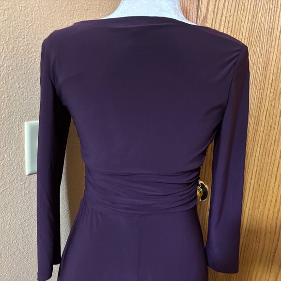 Chaps Ladies Small Dress NWT Aubergine - Picture 11 of 11